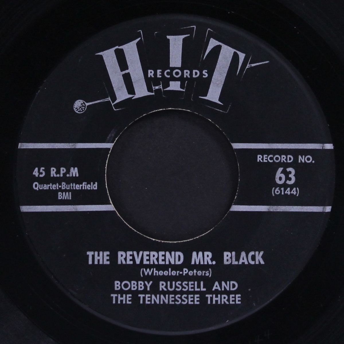 the reverend mr. black by BOBBY RUSSELL & TENNESSEE THREE