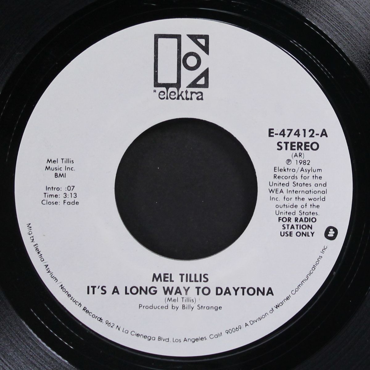 it's a long way to daytona / always you, always me by MEL TILLIS