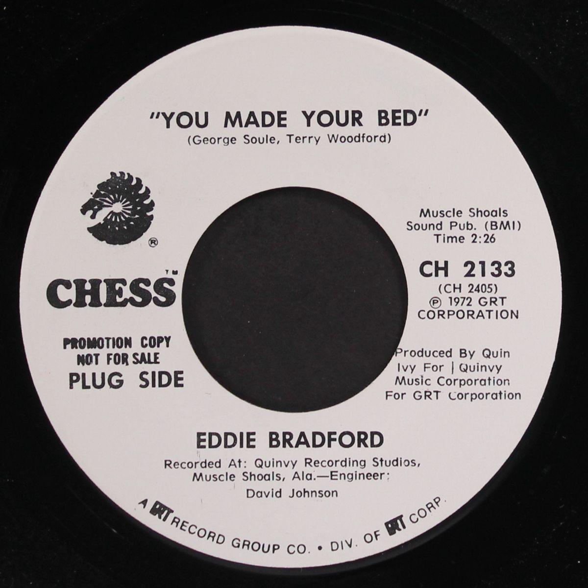 you made your bed / push mr. pride aside by EDDIE BRADFORD