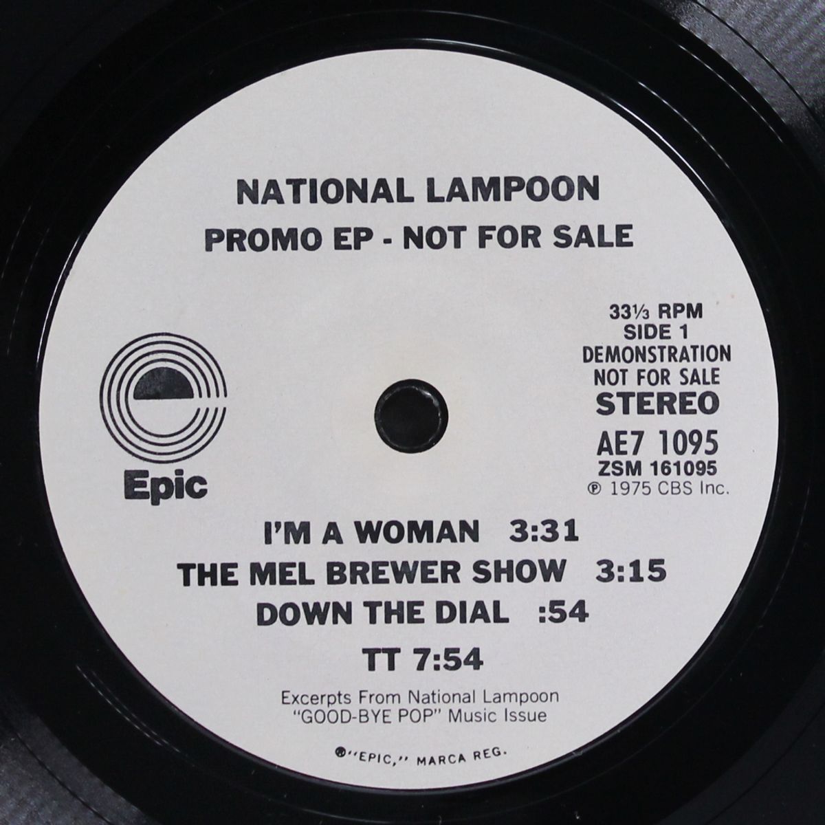 good-bye pop promo ep by NATIONAL LAMPOON