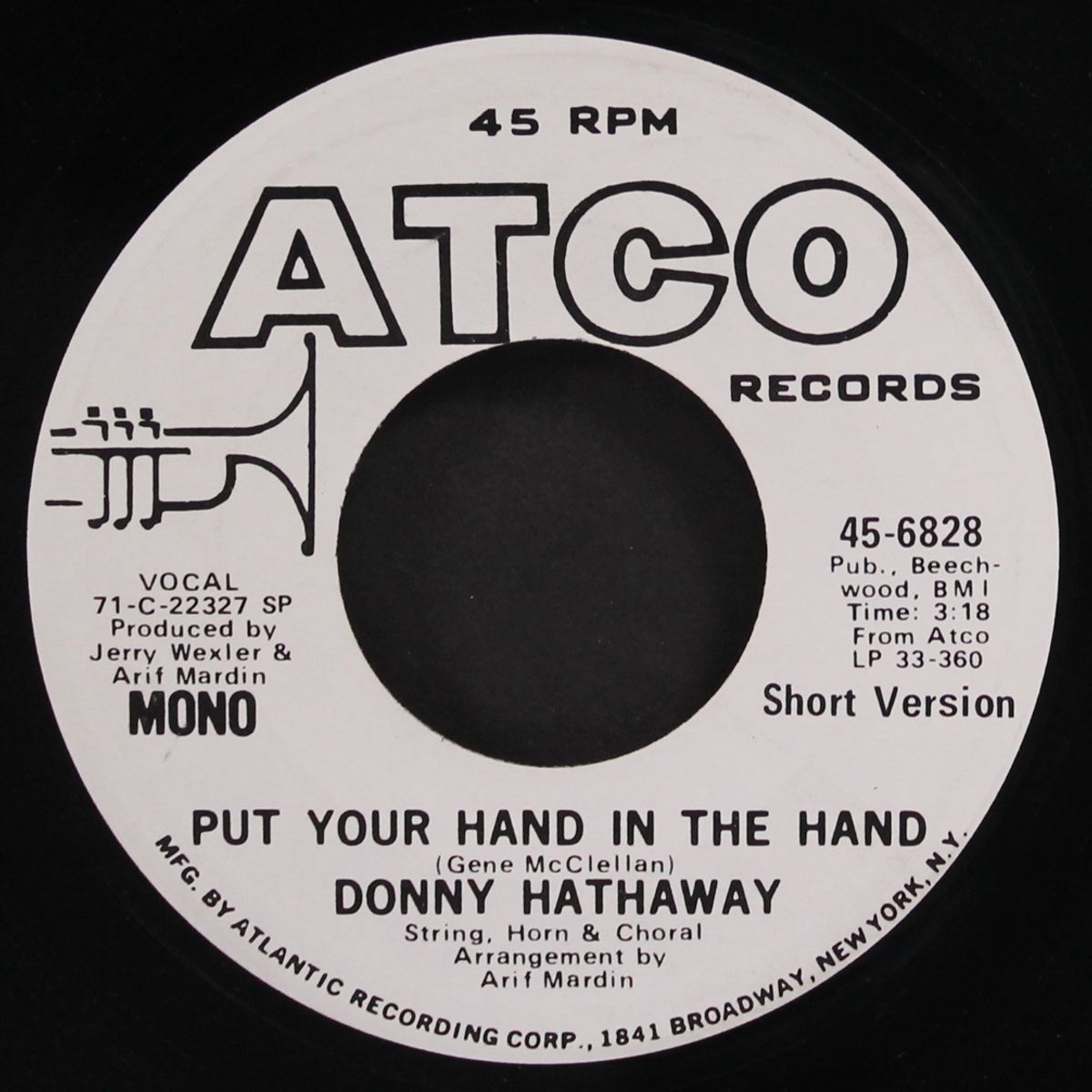 put your hand in the hand / mono by DONNY HATHAWAY