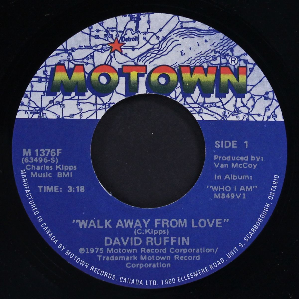 walk away from love / love can be hazardous to your health by DAVID RUFFIN