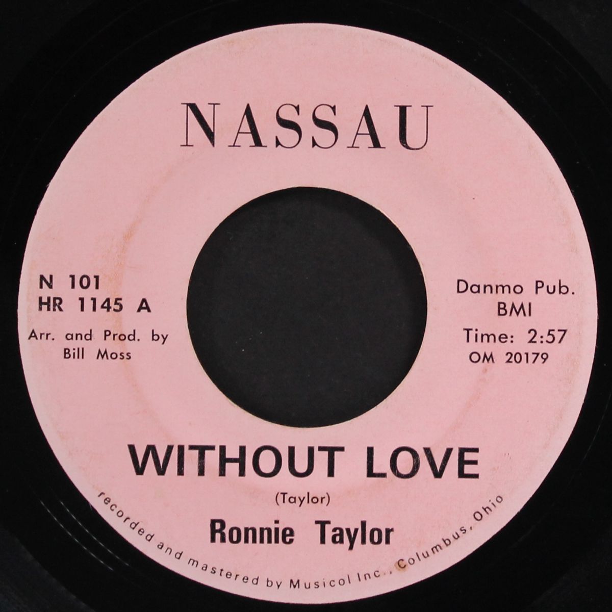 i can't take it / without love by RONNIE TAYLOR