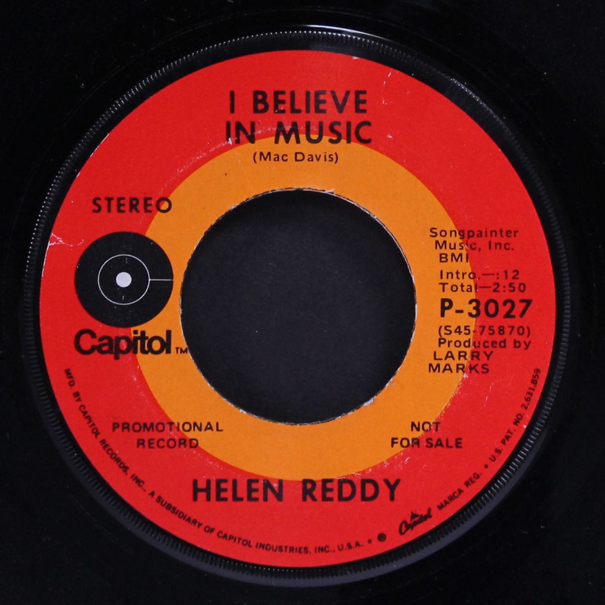 i don't know how to love him / i believe in music by HELEN REDDY