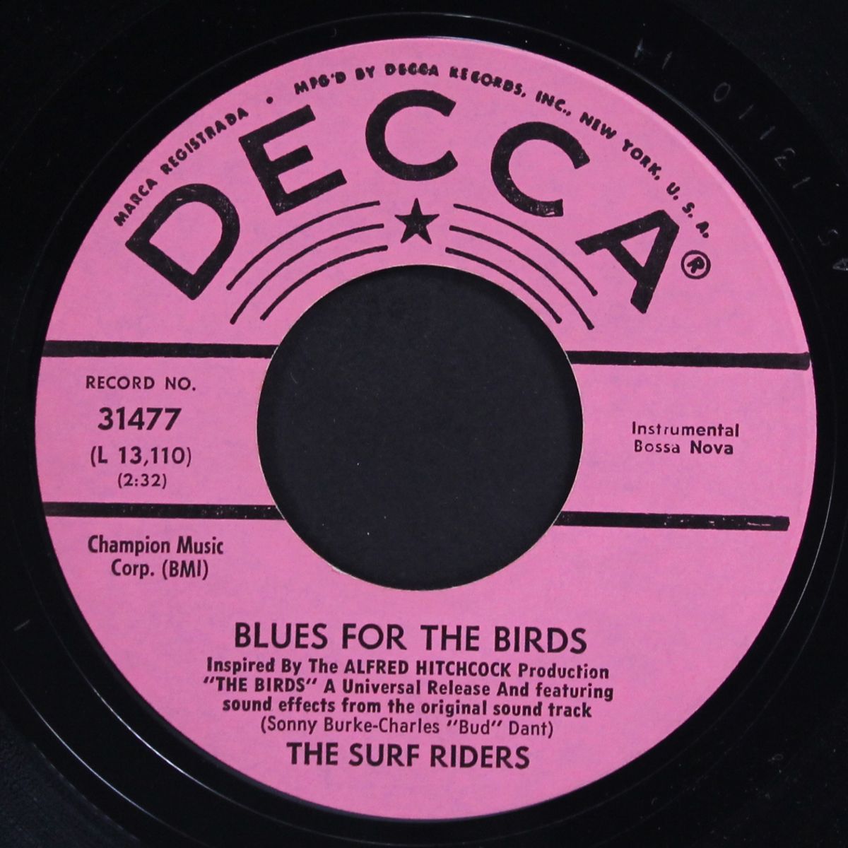 the birds / blues for the birds by SURF RIDERS