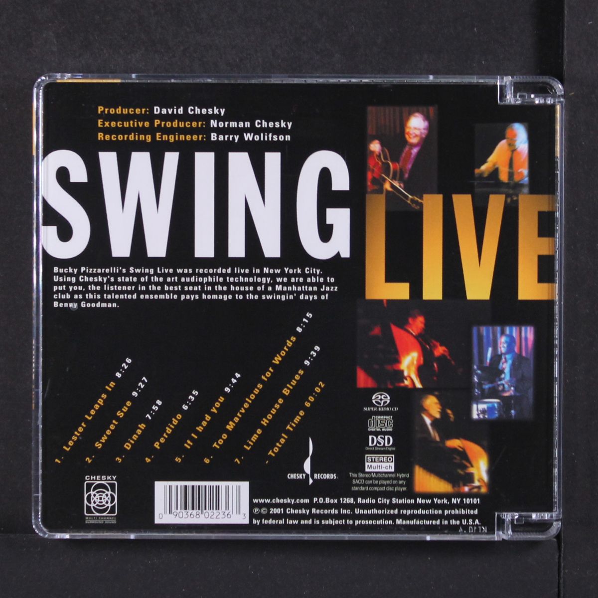 swing live by BUCKY PIZZARELLI