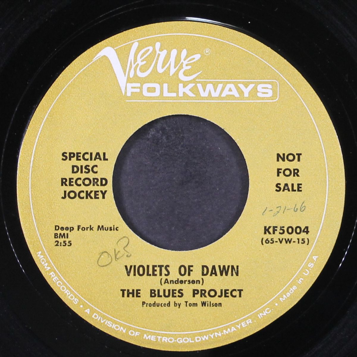 back door man / violets of dawn by BLUES PROJECT