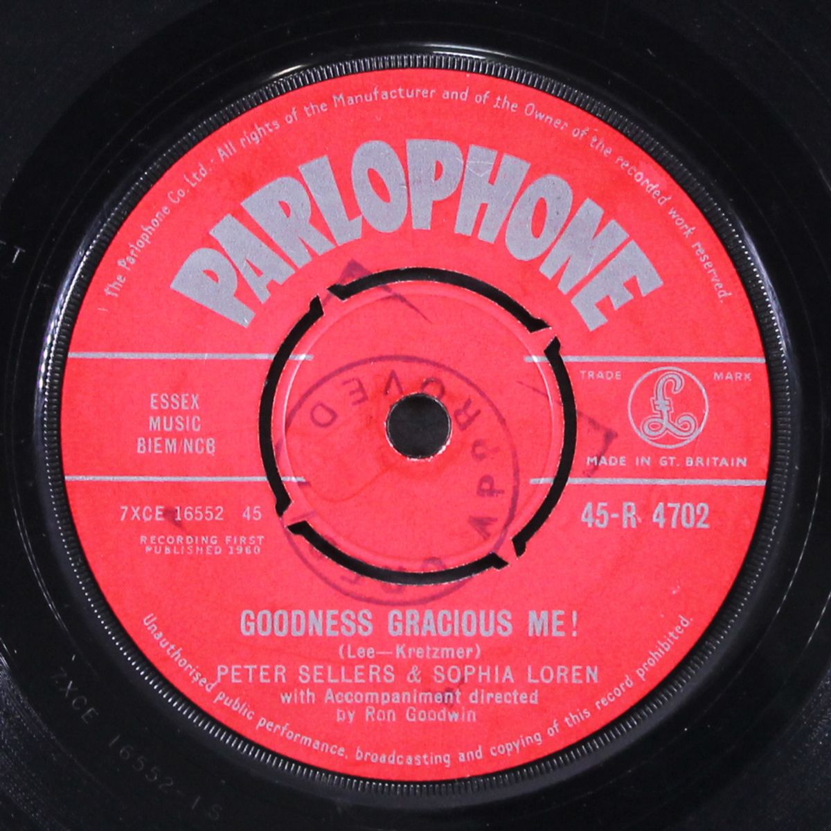 goodness gracious me / grandpa's grave by PETER SELLERS & SOPHIA LOREN