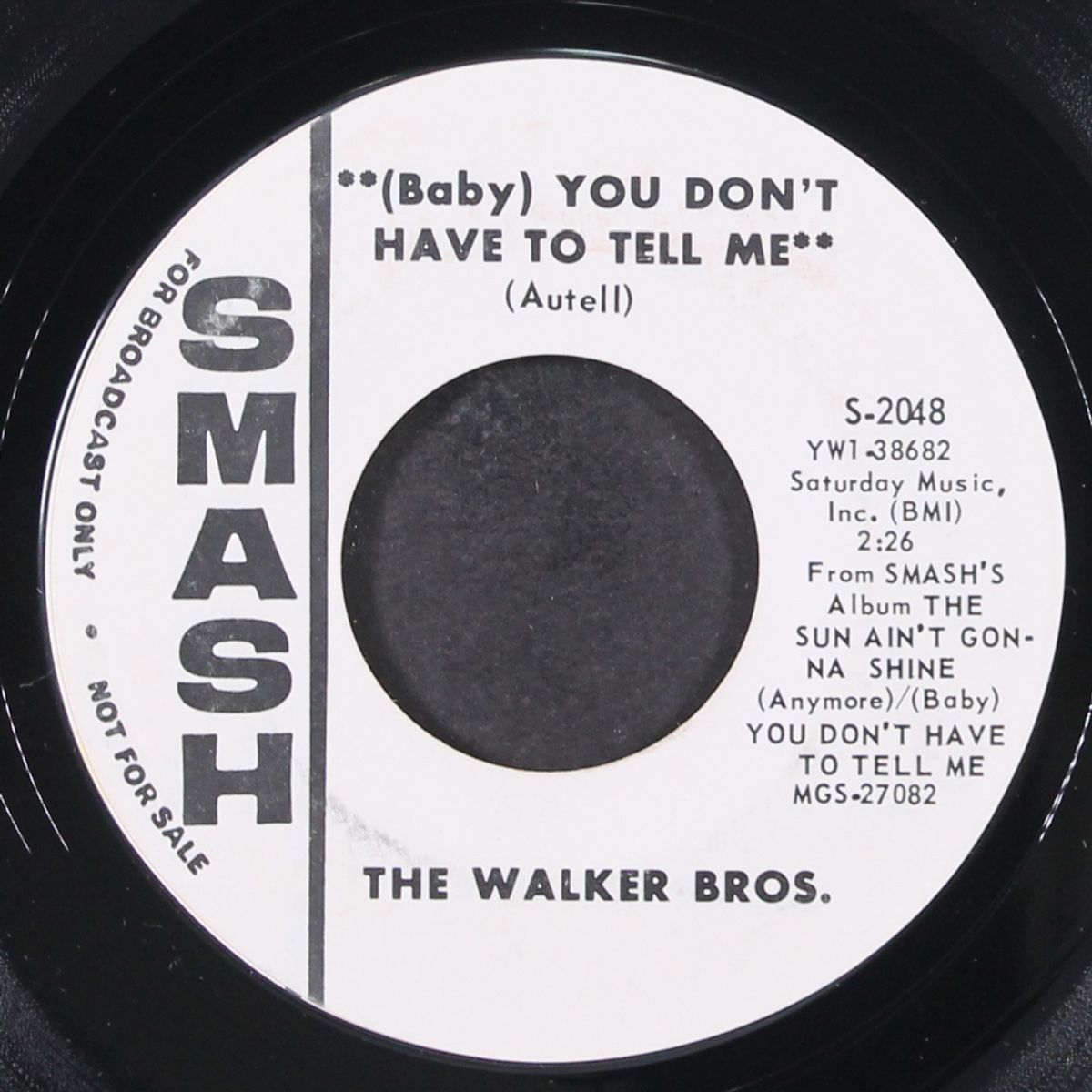 you don't have to tell me by WALKER BROTHERS