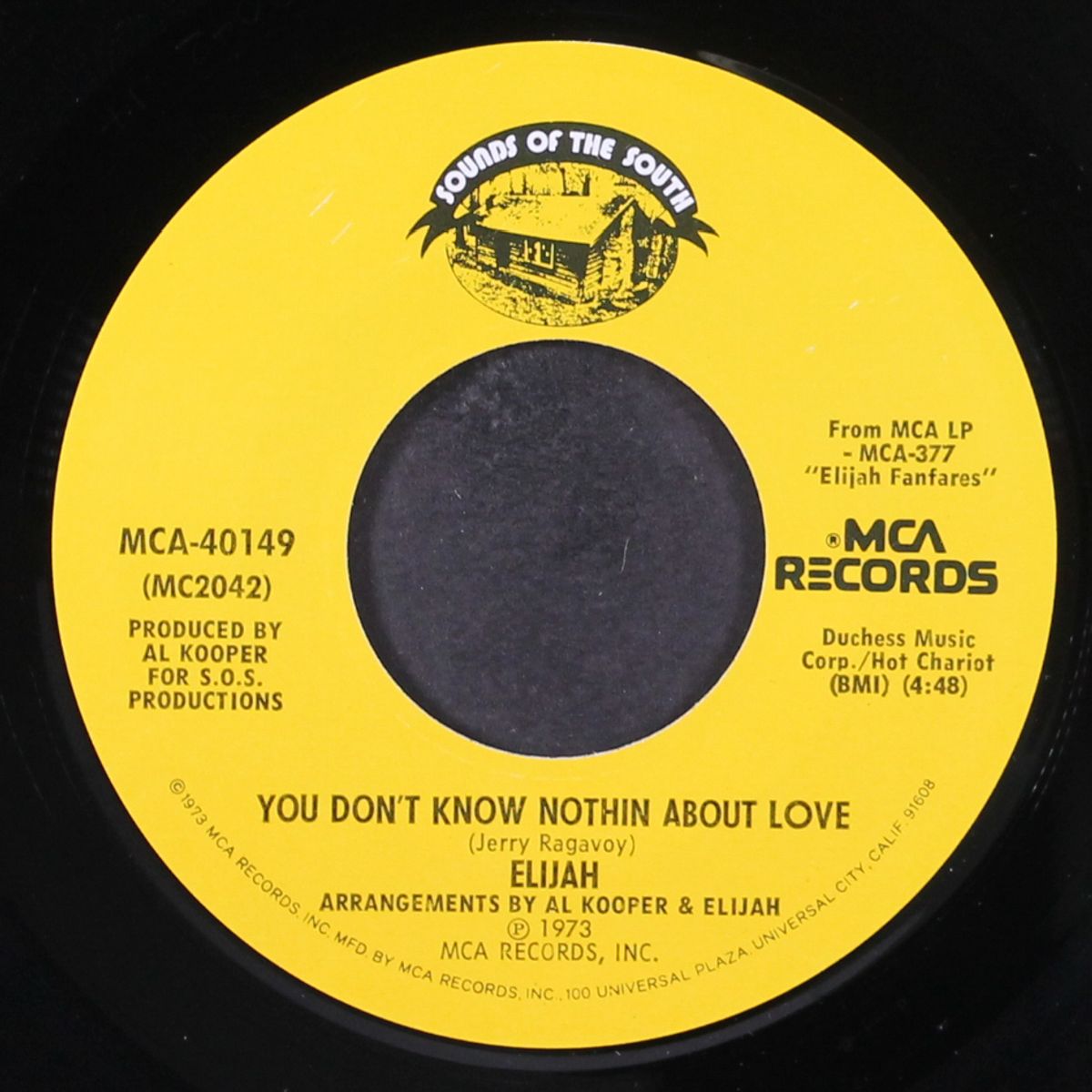 my baby oooo / you don't know nothin about love by ELIJAH