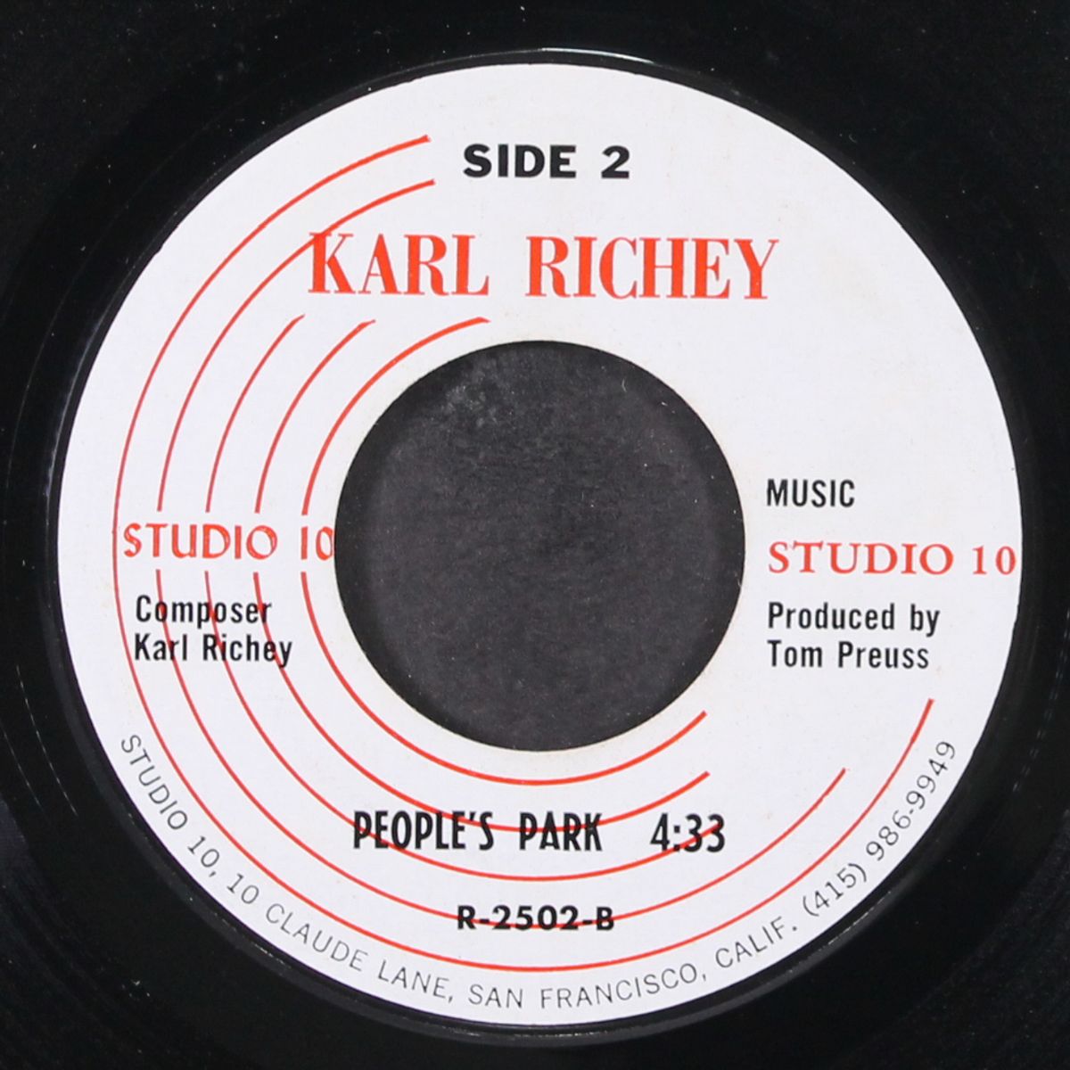black fleeced lamb / people's park by KARL RICHEY