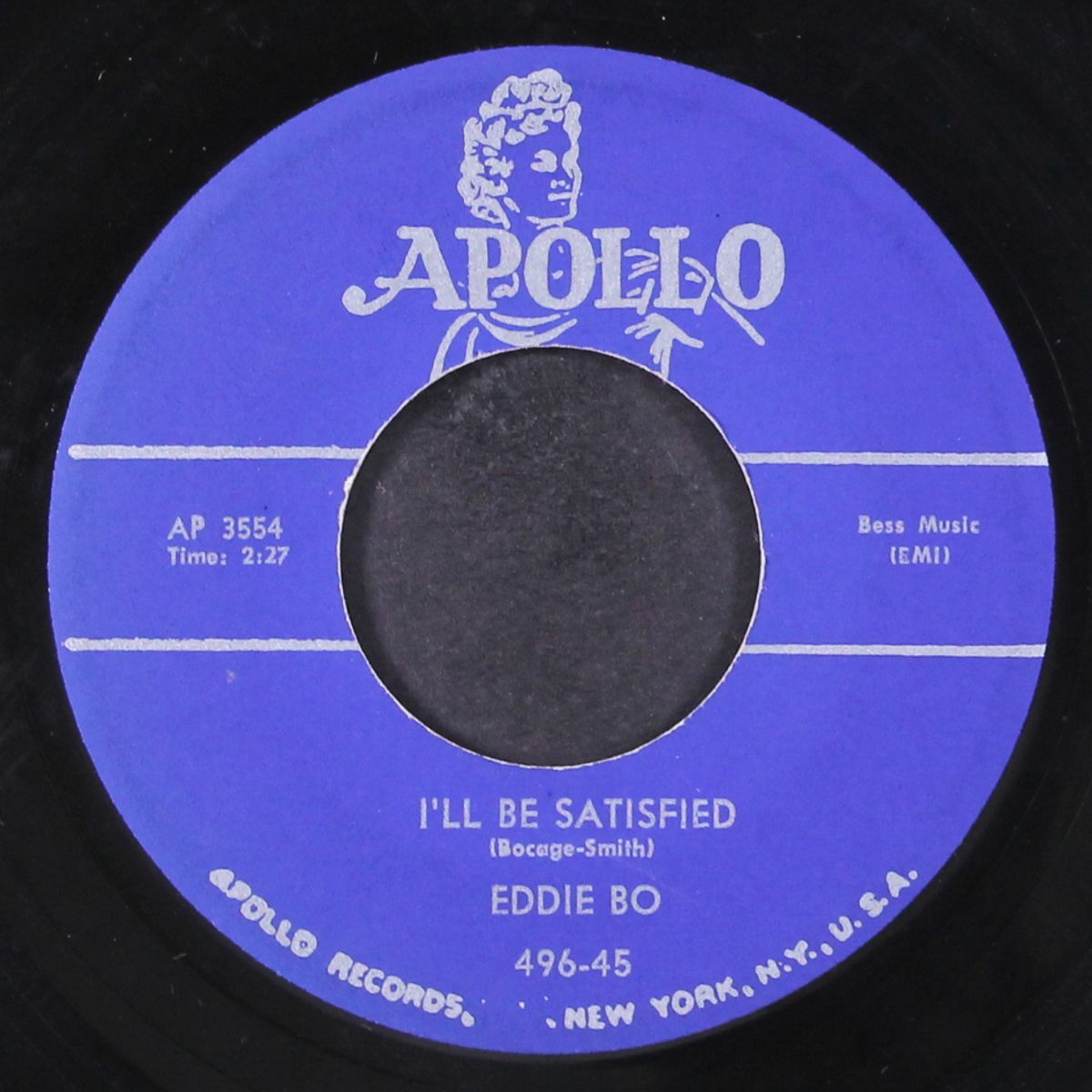please forgive me / i'll be satisfied by EDDIE BO
