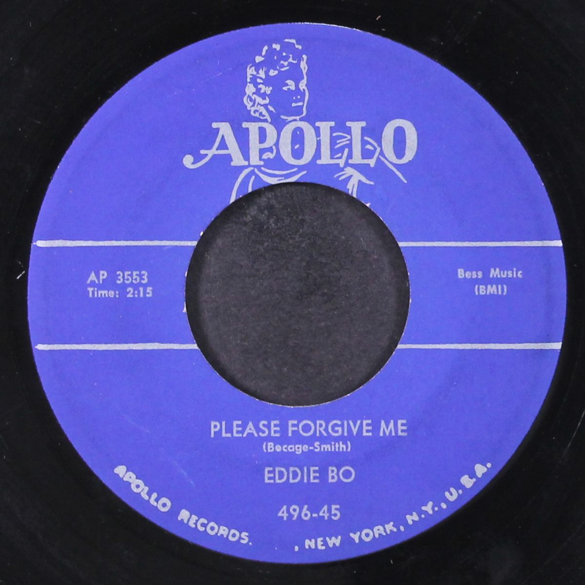 please forgive me / i'll be satisfied by EDDIE BO