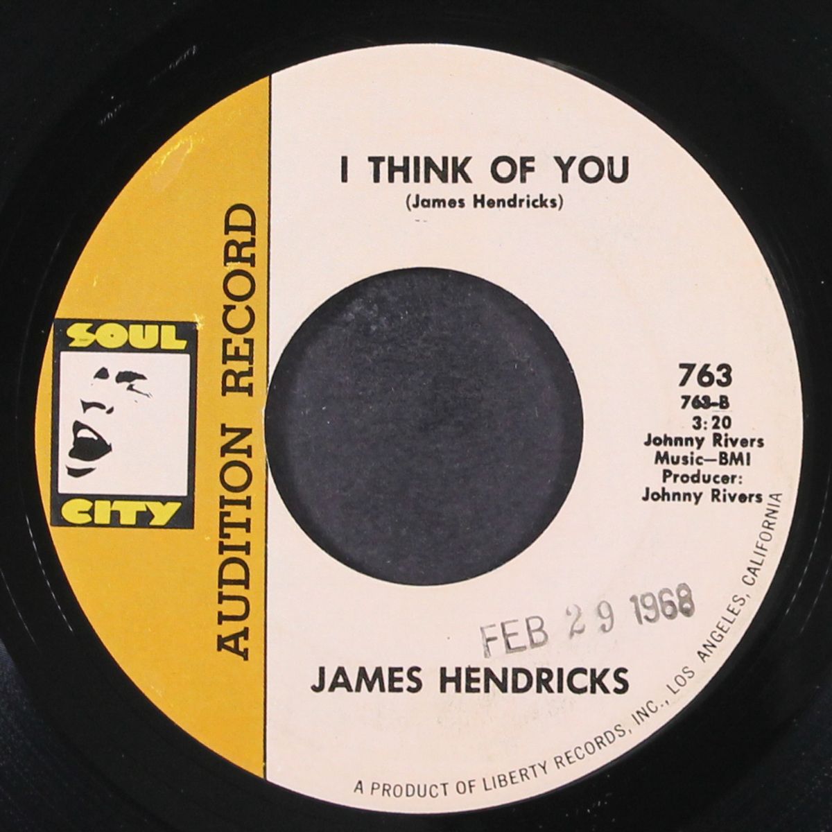 sunshine showers / i think of you by JAMES HENDRICKS