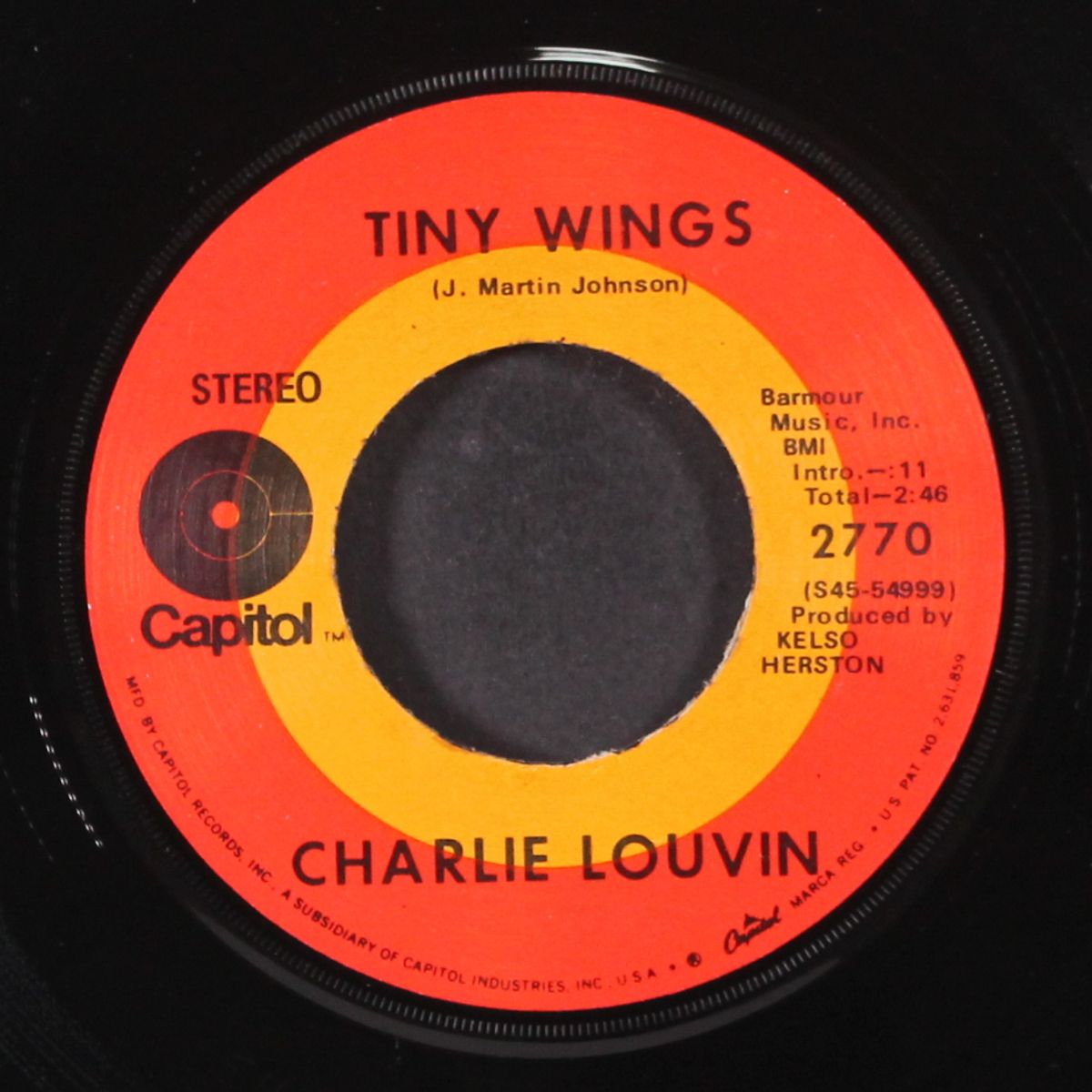 i ain't gonna work tomorrow / tiny wings by CHARLIE LOUVIN