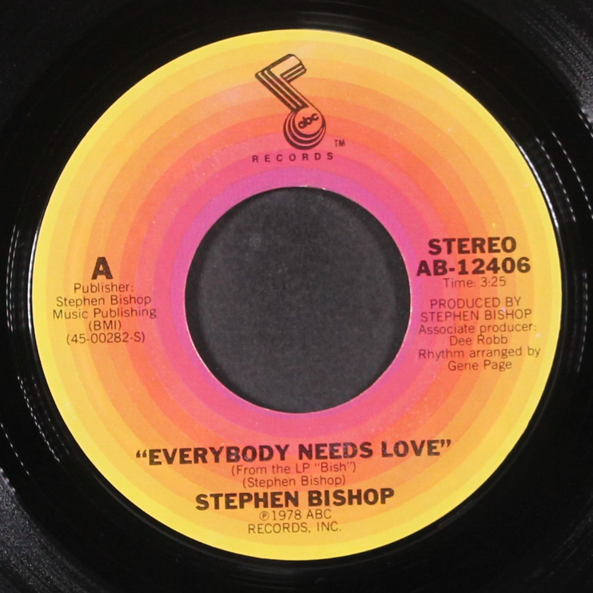 everybody needs love / only the heart within you by STEPHEN BISHOP