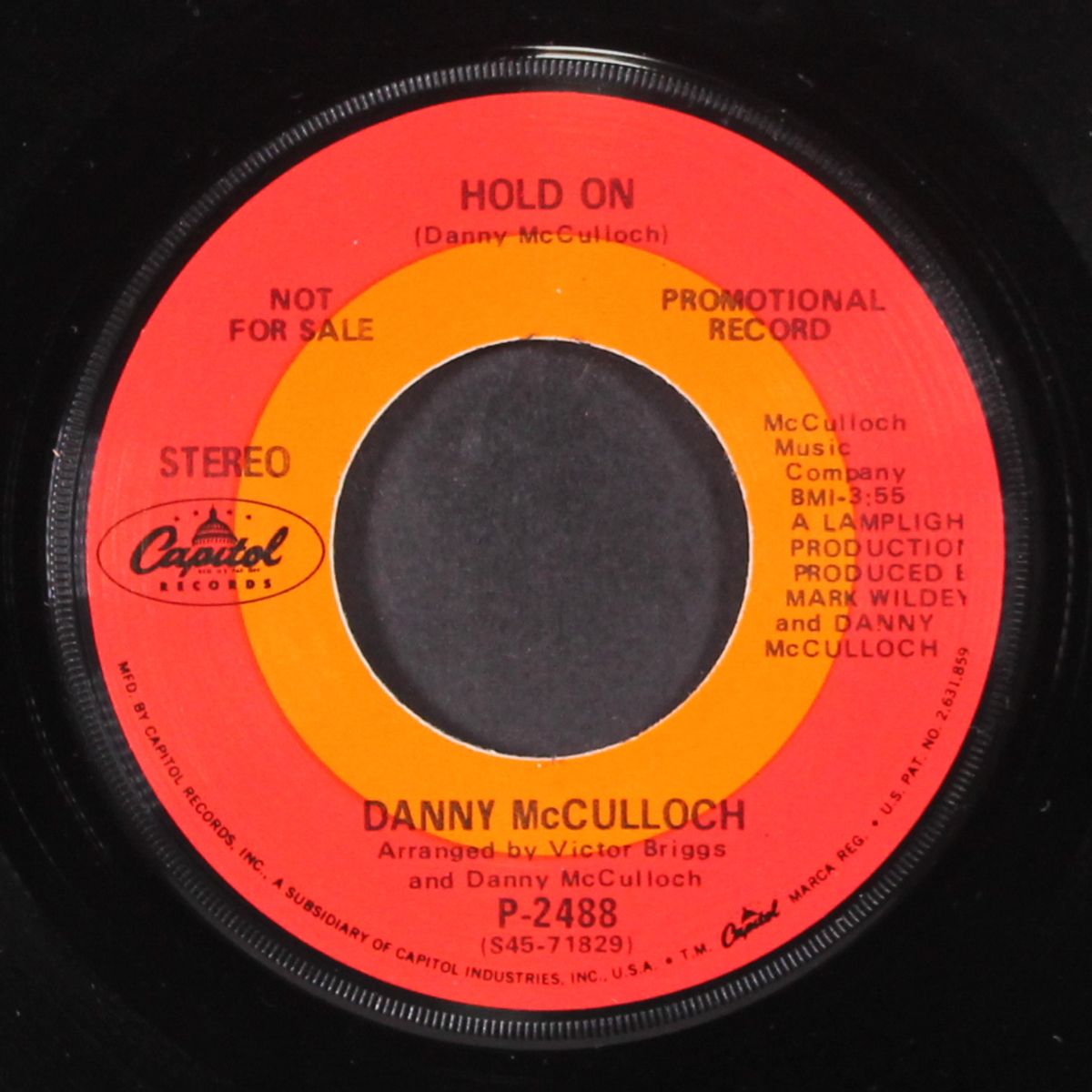 hope / hold on by DANNY MCCULLOCH