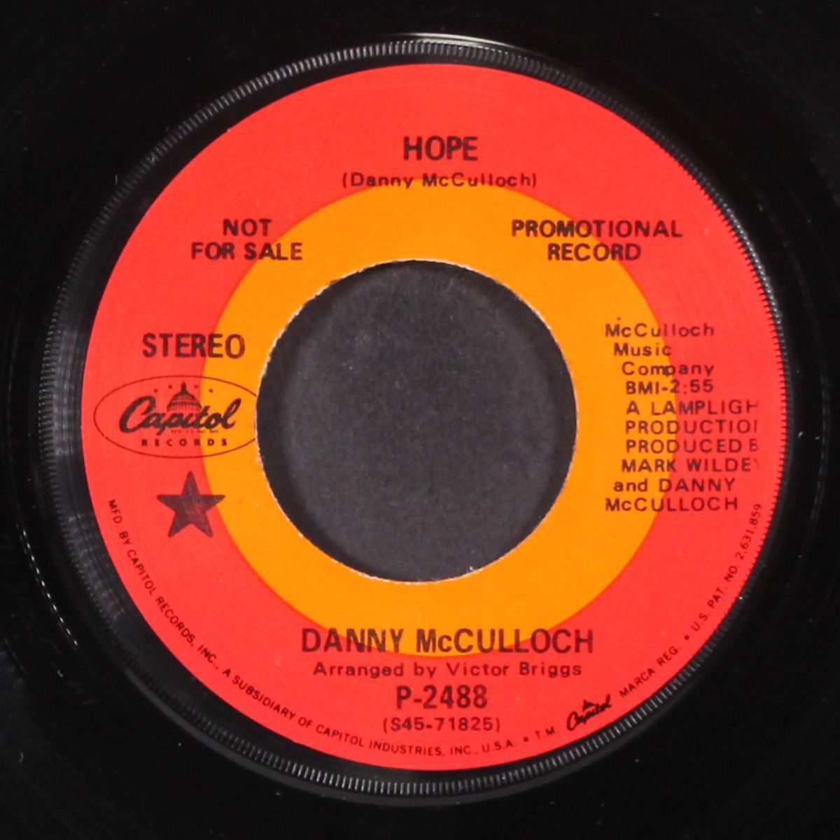 hope / hold on by DANNY MCCULLOCH