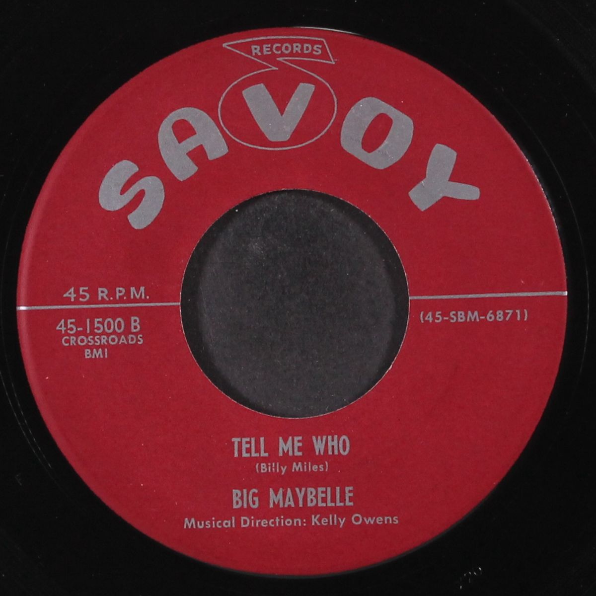 tell me who / mean to me by BIG MAYBELLE