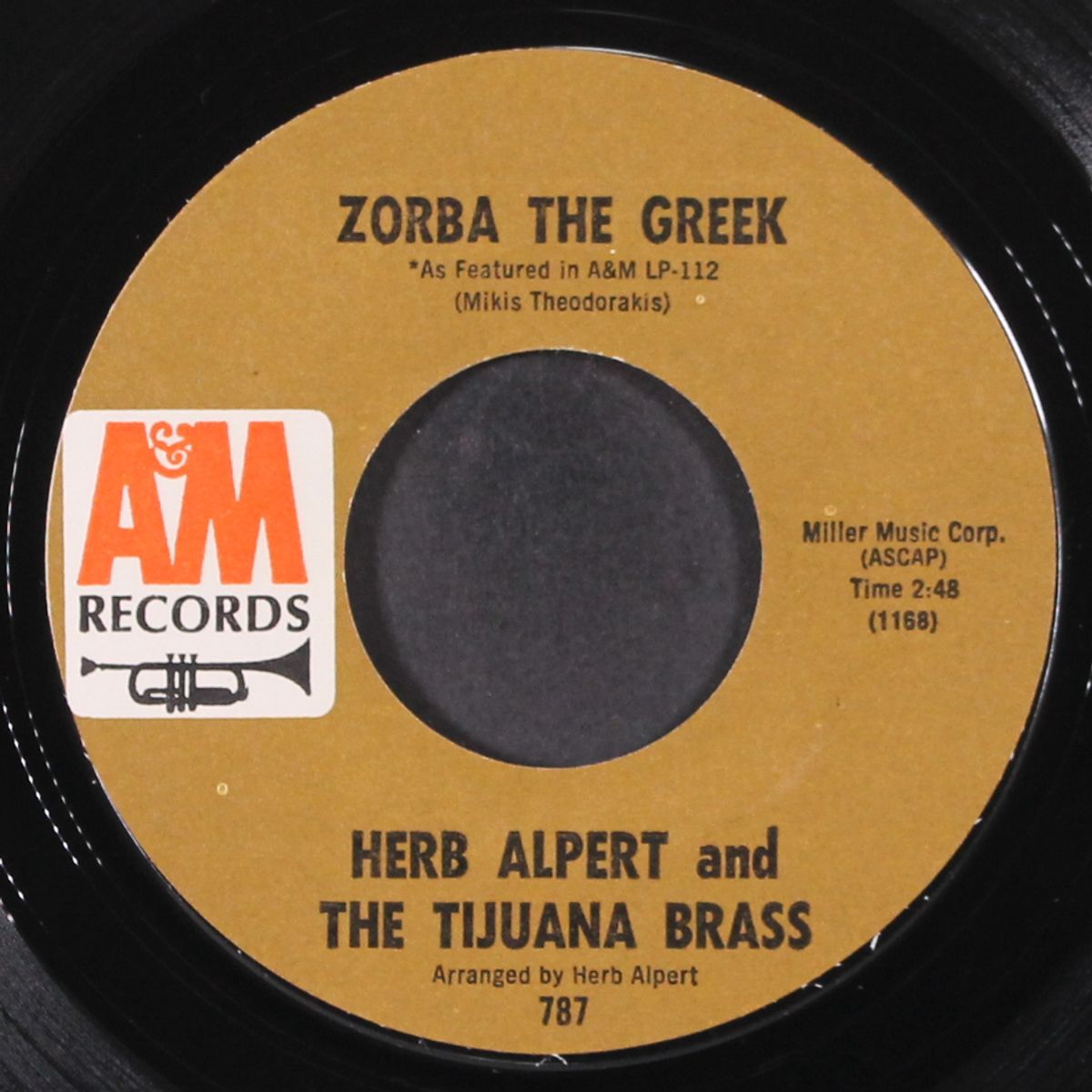 zorba the greek / tijuana taxi by HERB ALPERT & TIJUANA BRASS