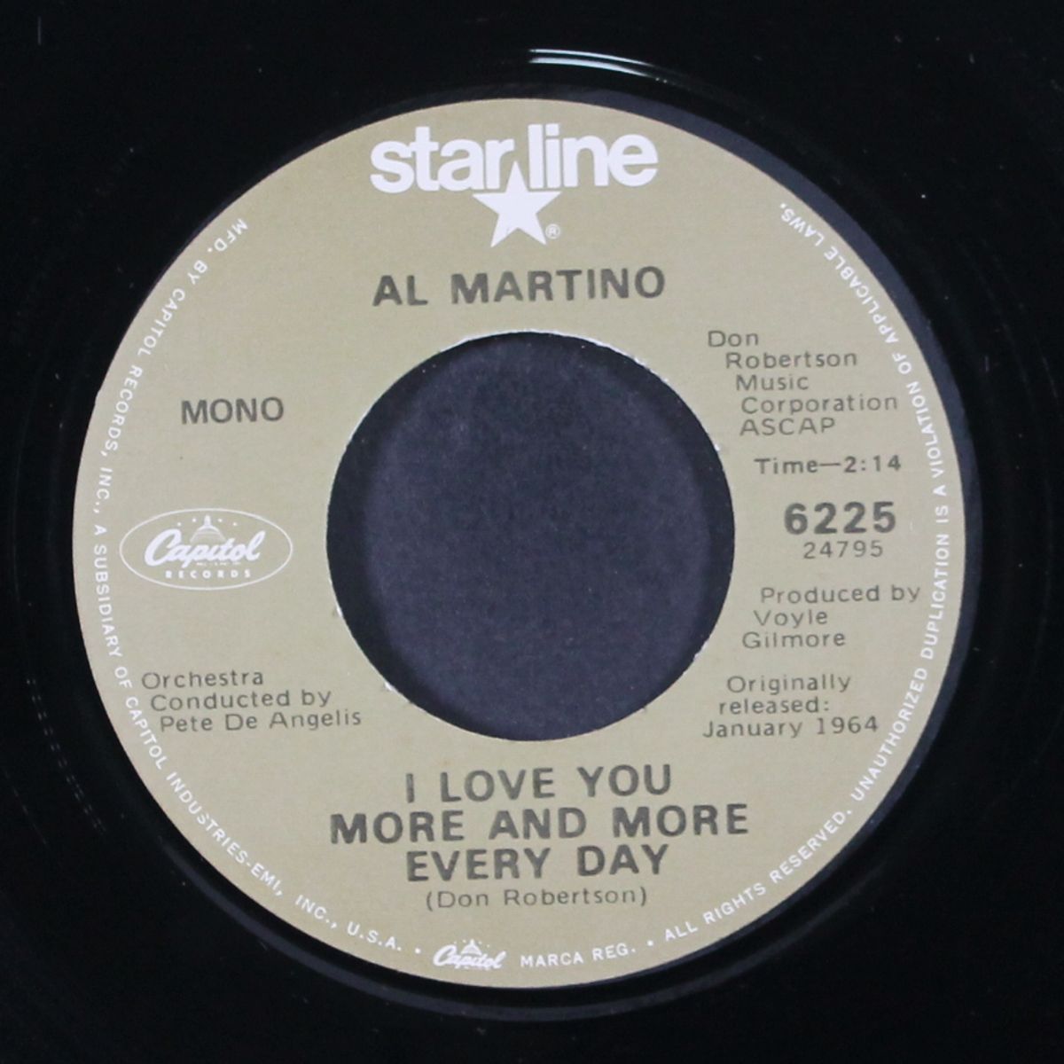 i love you more and more every day by AL MARTINO