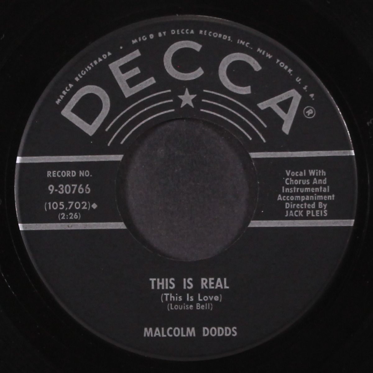 this is real / i'll always be with you by MALCOM DODDS