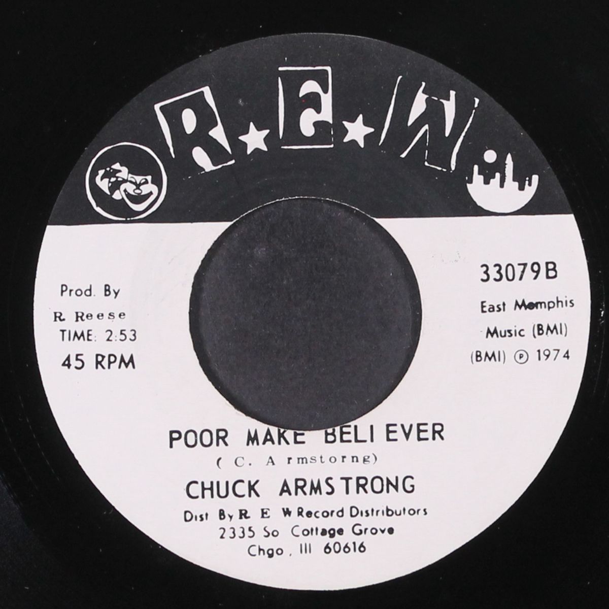 i'm a lonely man / poor make believer by CHUCK ARMSTRONG