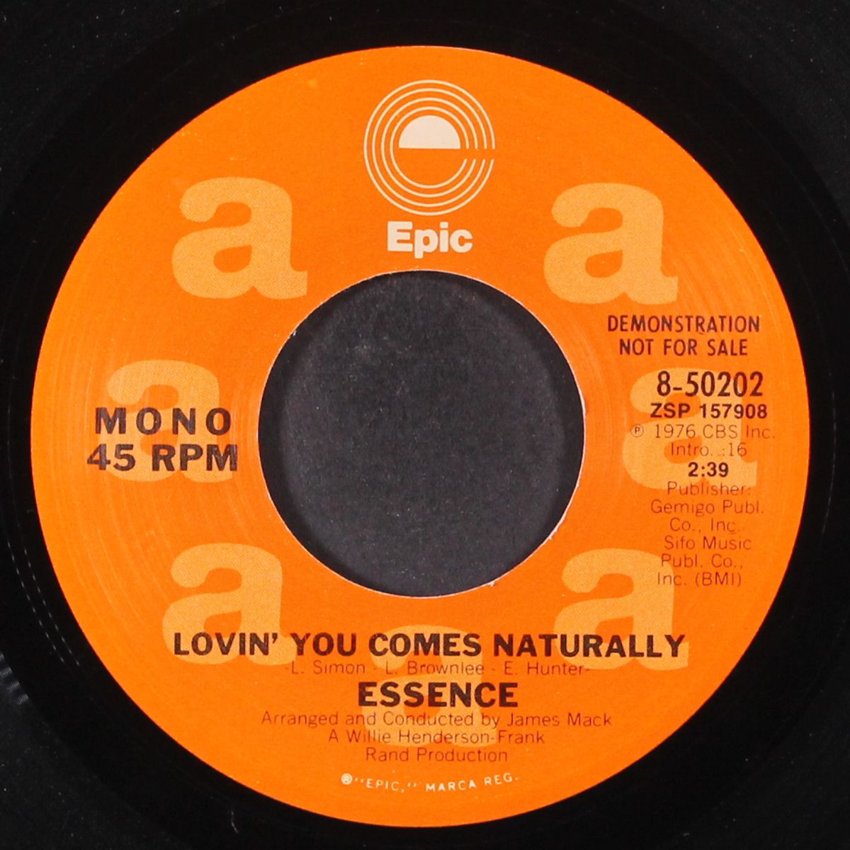 lovin' you comes naturally / mono by ESSENCE
