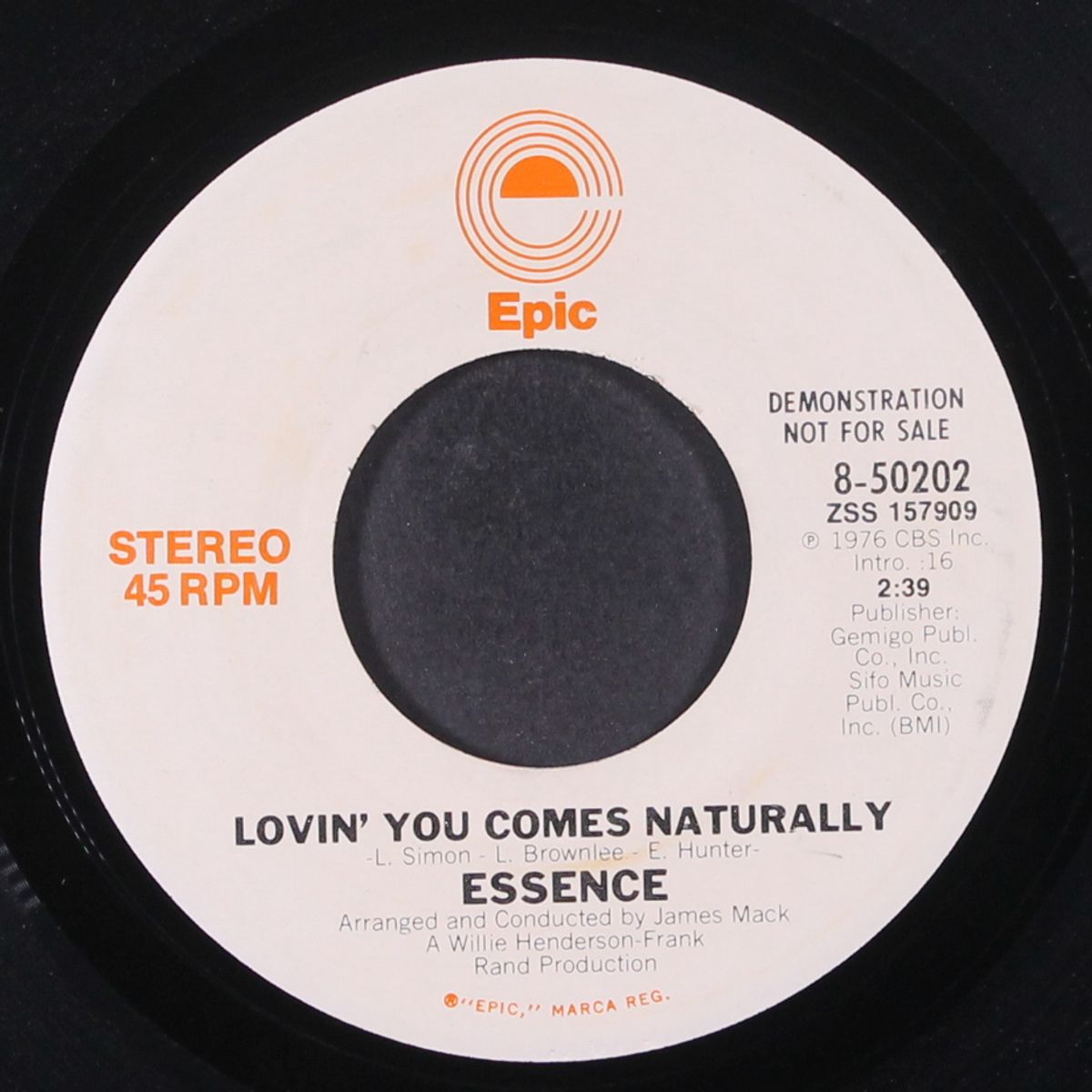 lovin' you comes naturally / mono by ESSENCE