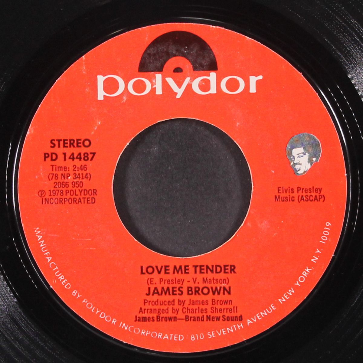 the spank / love me tender by JAMES BROWN