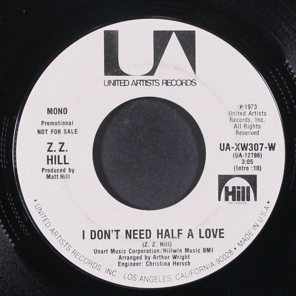 i don't need half a love / mono by Z.Z. HILL