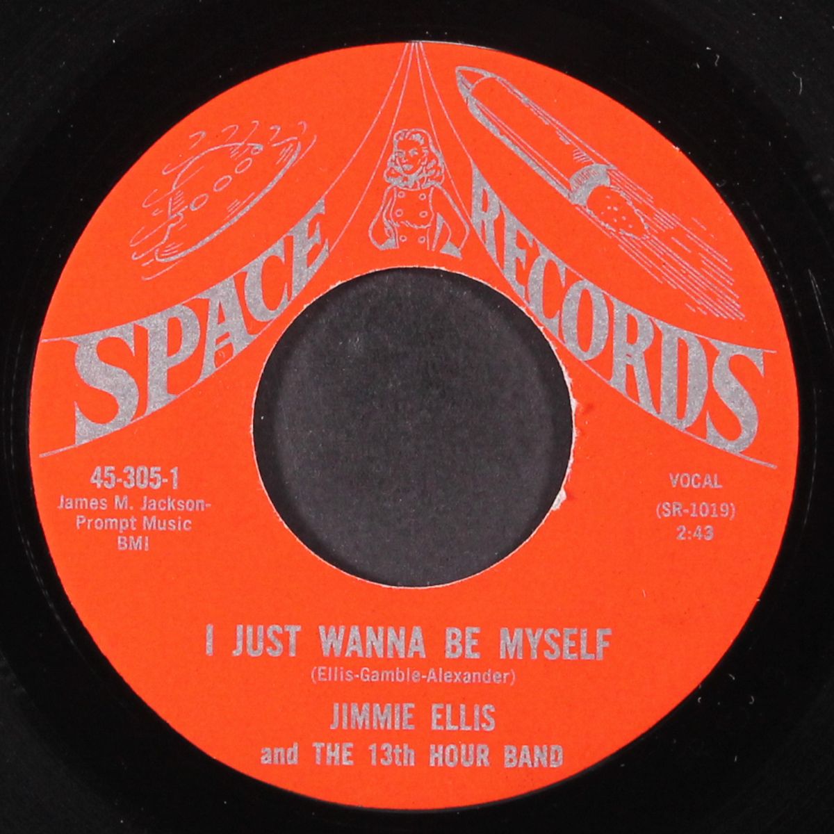 i just wanna be myself / 13th hour by JIMMIE ELLIS