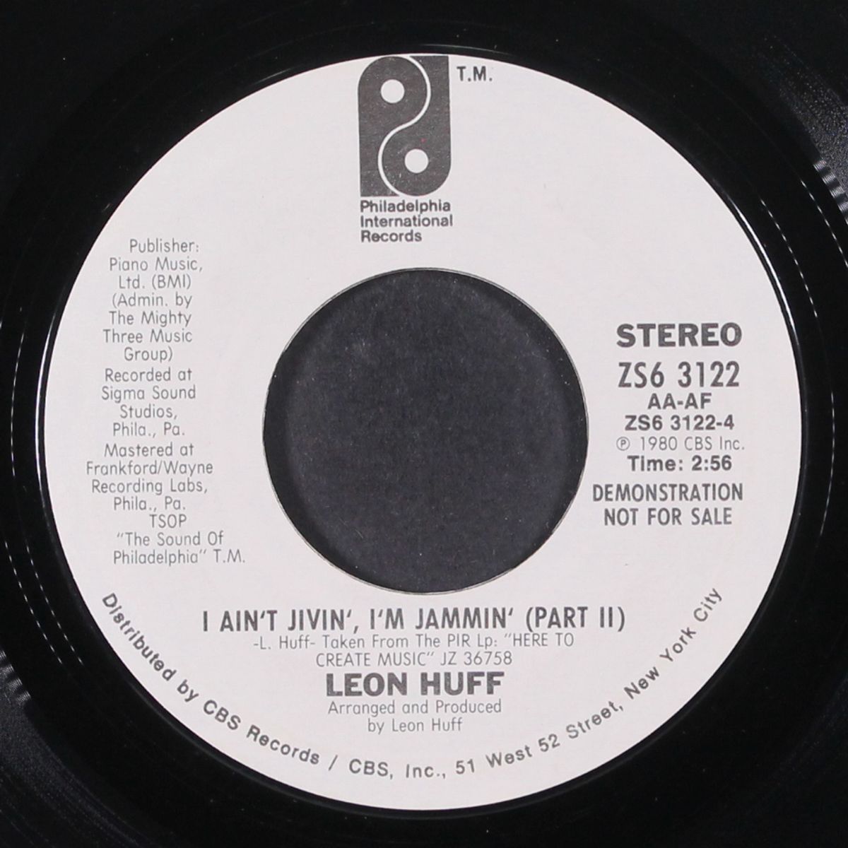 i ain't jivin', i'm jammin' / part 2 by LEON HUFF