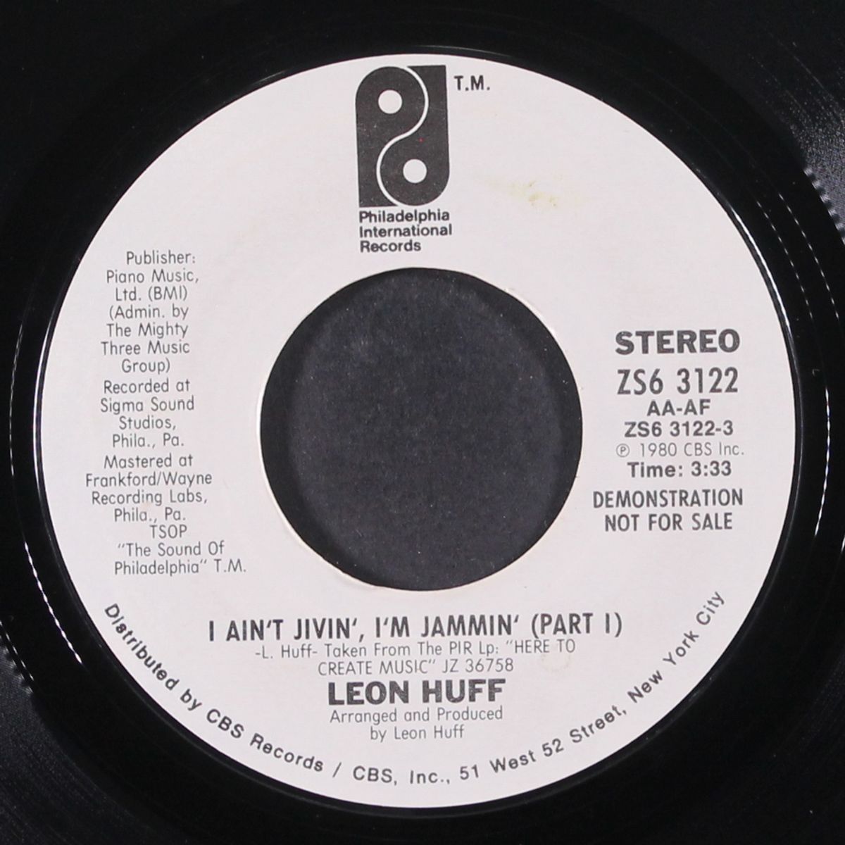 i ain't jivin', i'm jammin' / part 2 by LEON HUFF