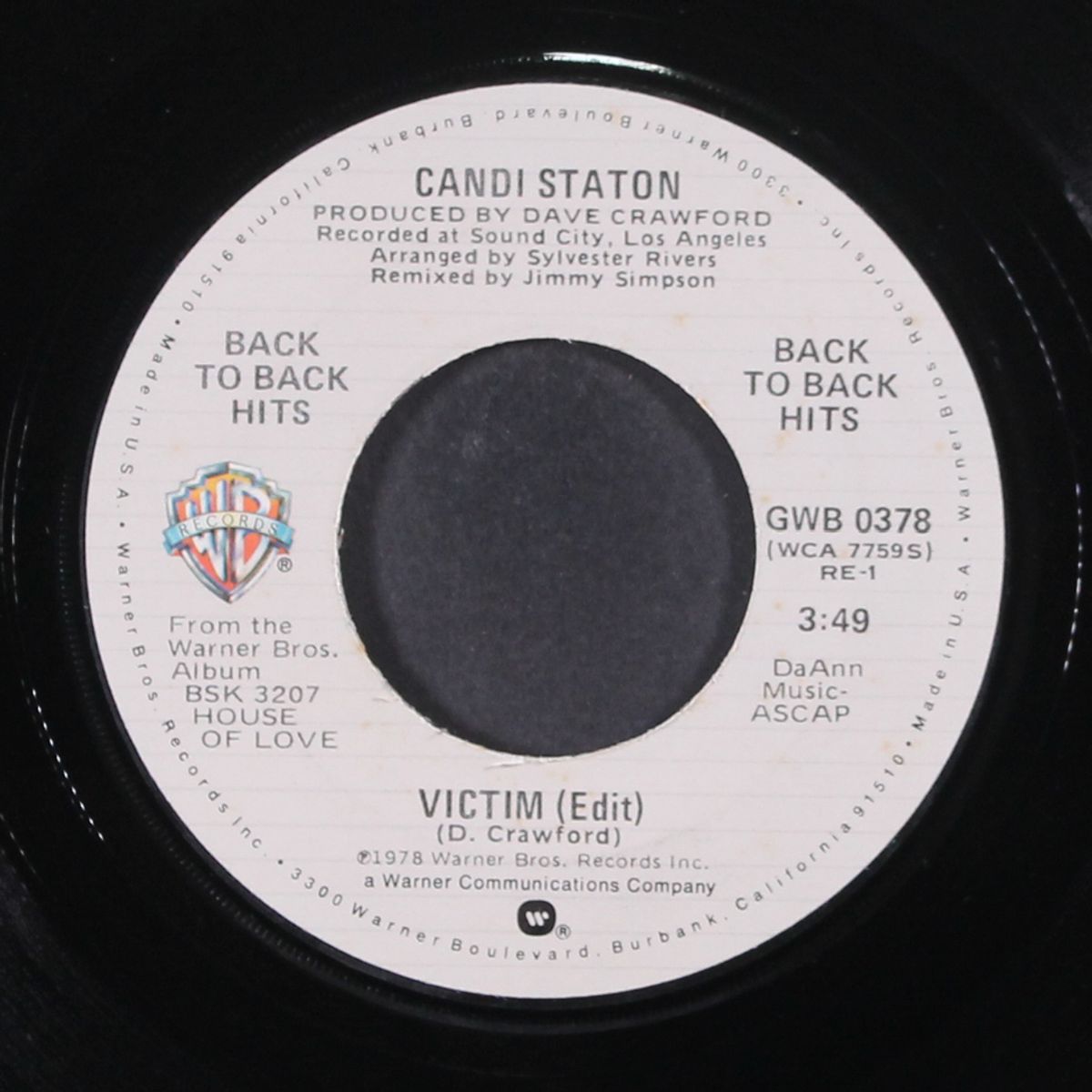 victim / when you wake up tomorrow by CANDI STATON