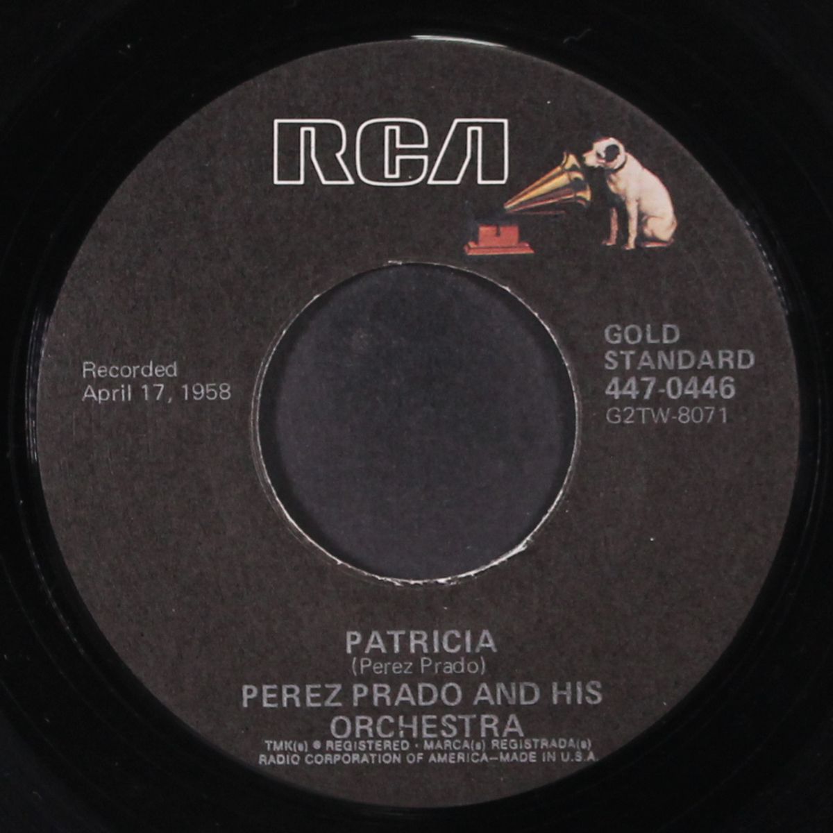 patricia / mambo no. 8 by PEREZ PRADO