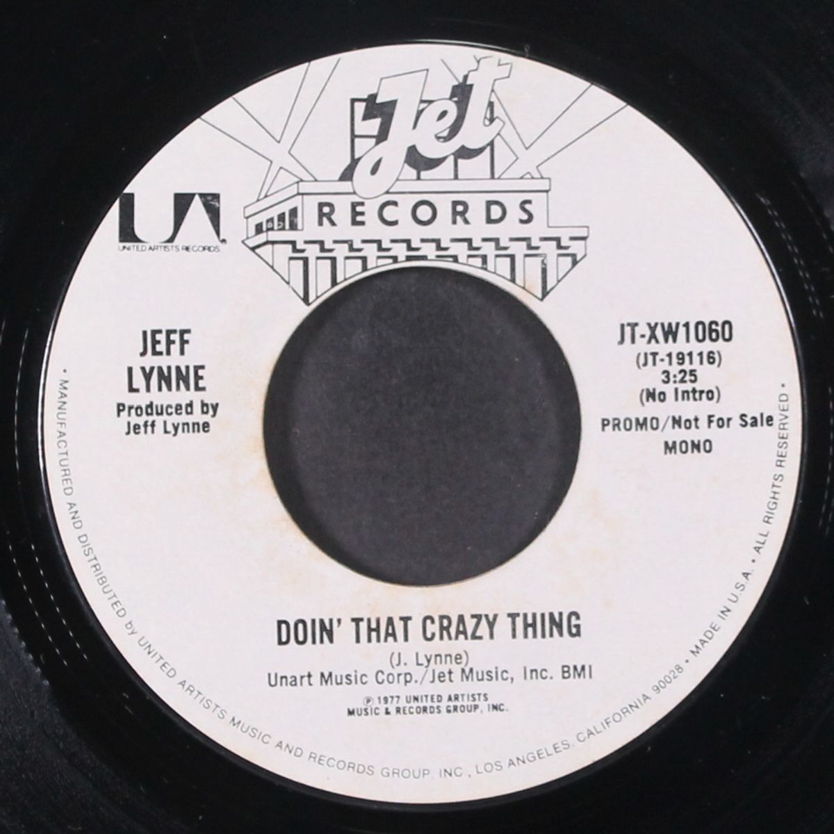 doin' that crazy thing / mono by JEFF LYNNE