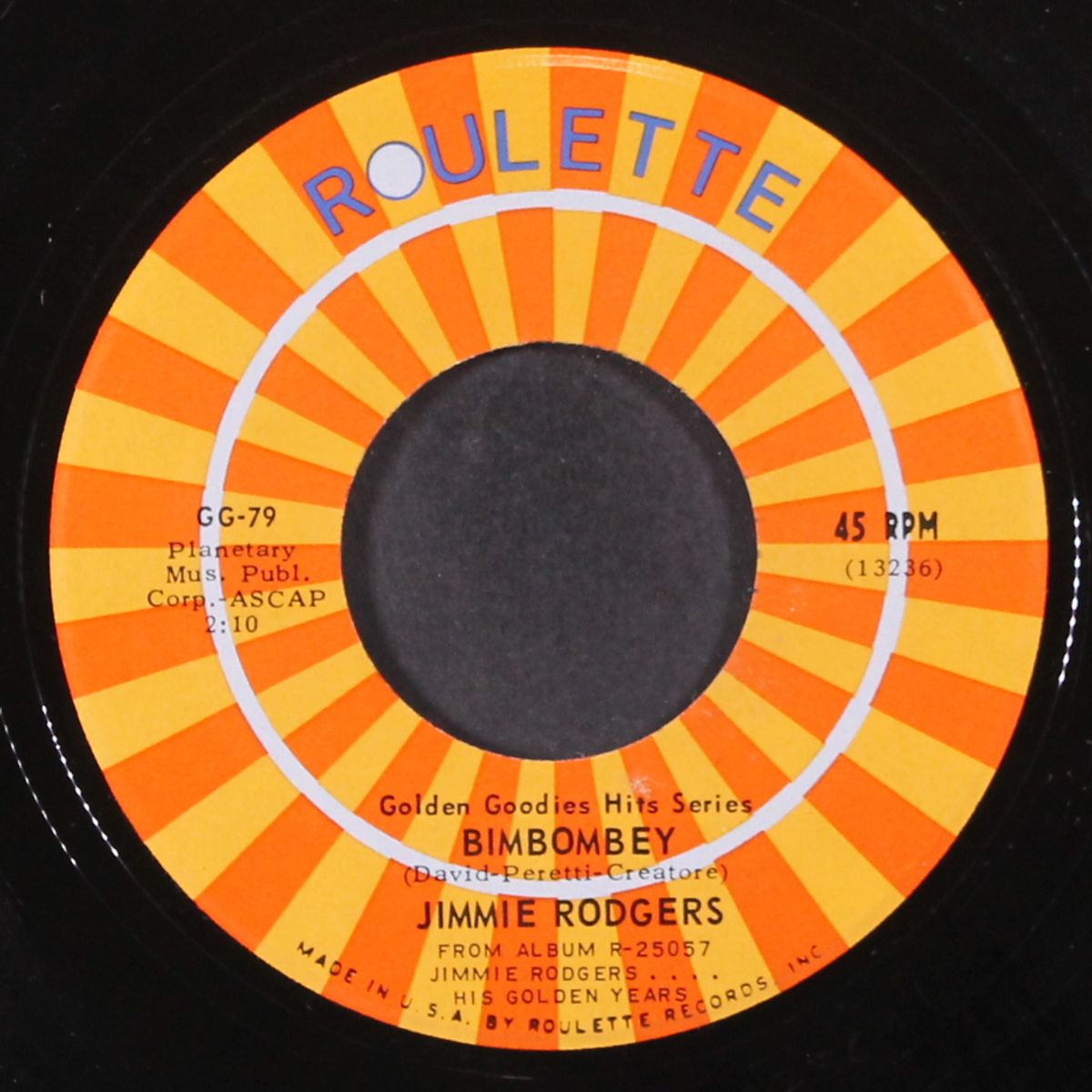 make me a miracle / bimbombey by JIMMIE RODGERS