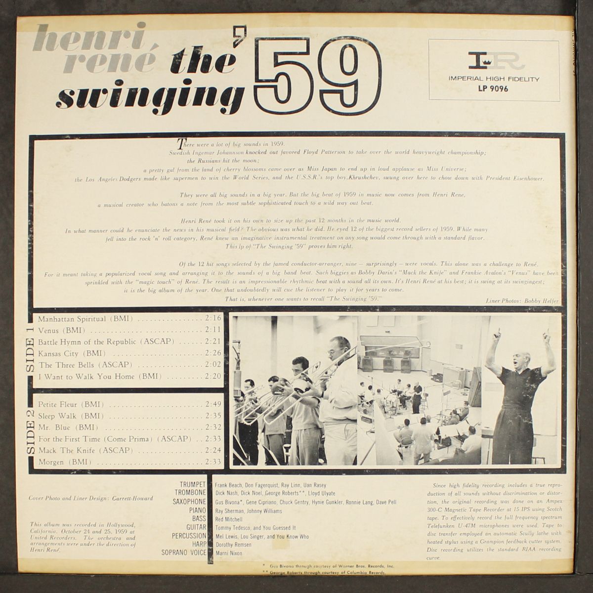 the swinging '59 by HENRI RENE'
