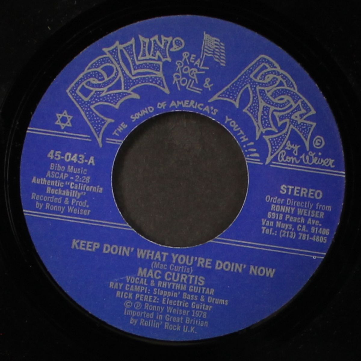 pistol packin' mama / keep doin' what you're doin' now by MAC CURTIS