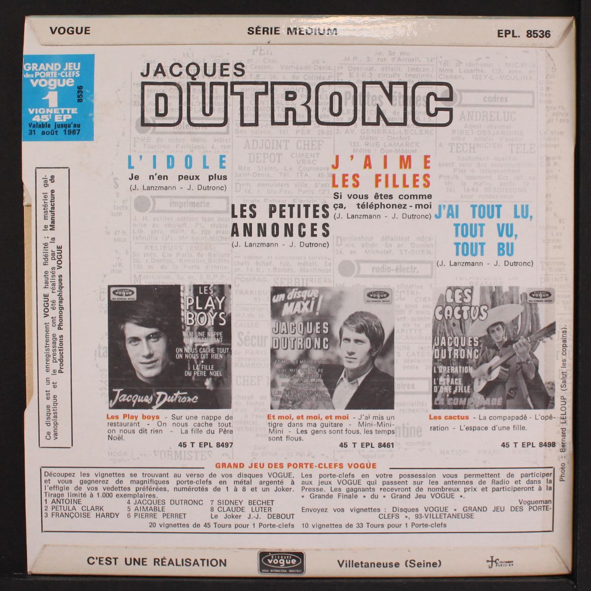 j'aime les filles + 3 by JACQUES DUTRONC