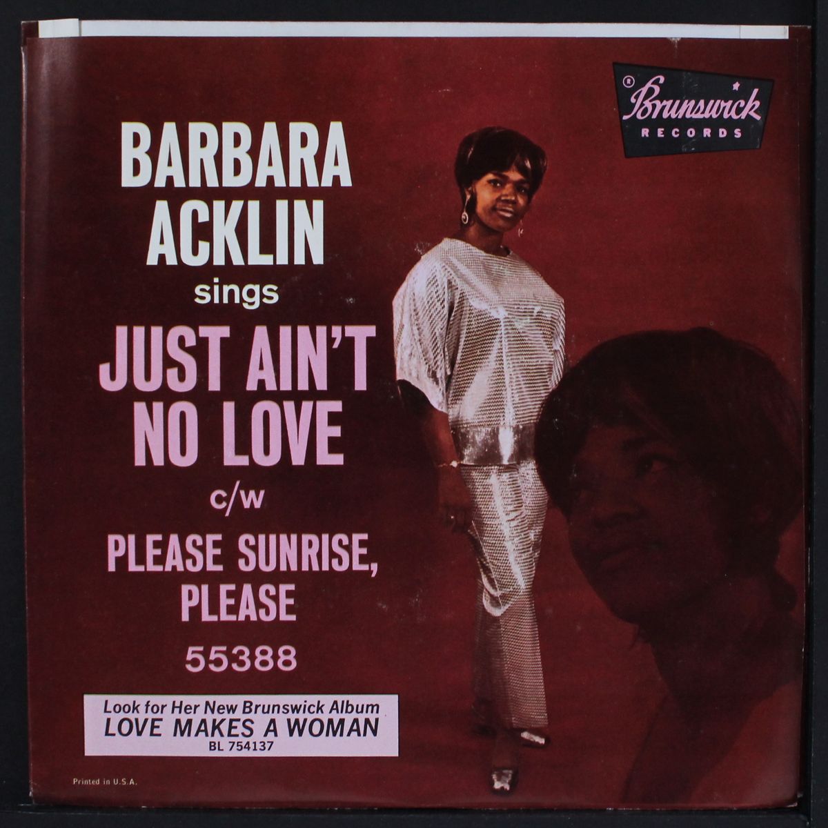 just ain't no love / please sunrise, please by BARBARA ACKLIN