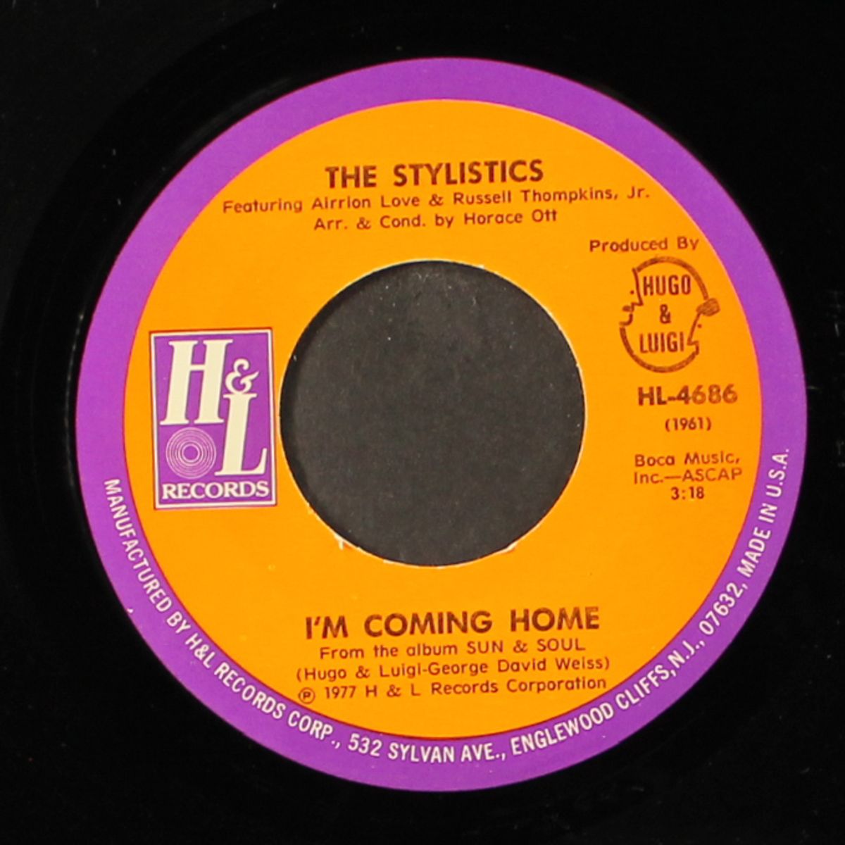 i'm coming home / i run to you by STYLISTICS
