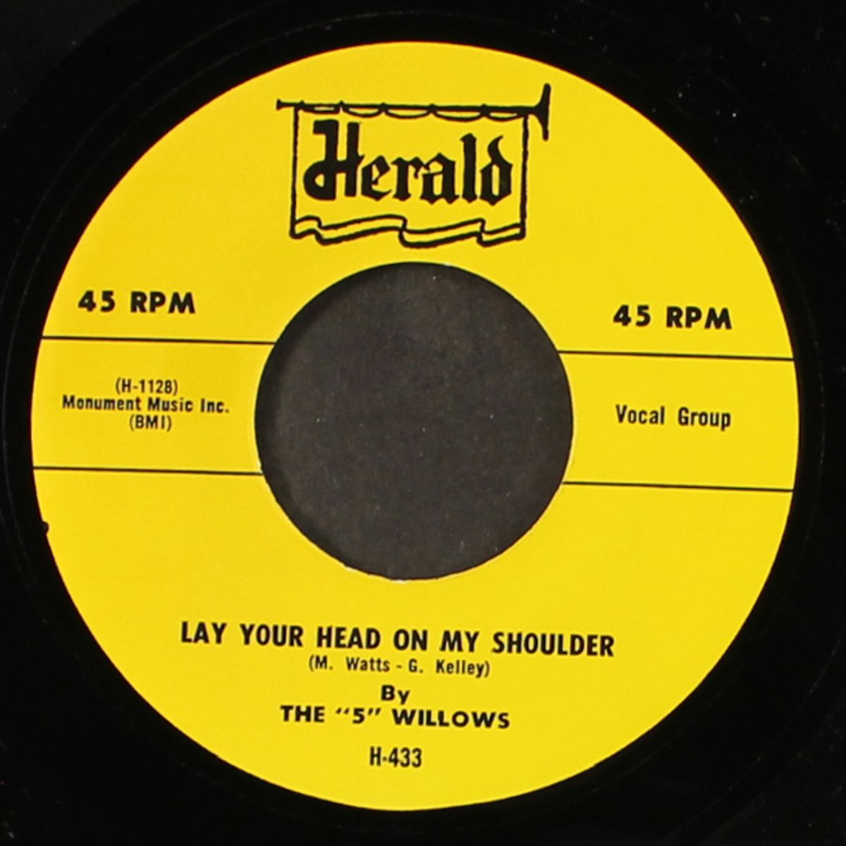 lay your head on my shoulder / baby, come a little closer by FIVE WILLOWS