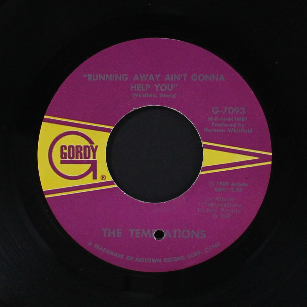i can't get next to you / running away by TEMPTATIONS