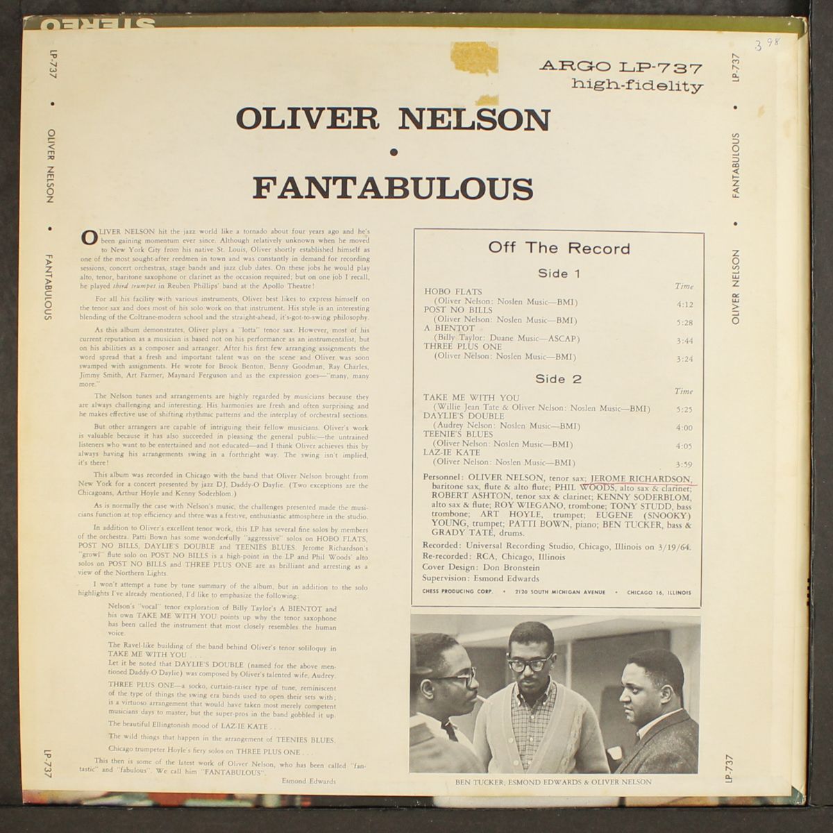 fantabulous! by OLIVER NELSON