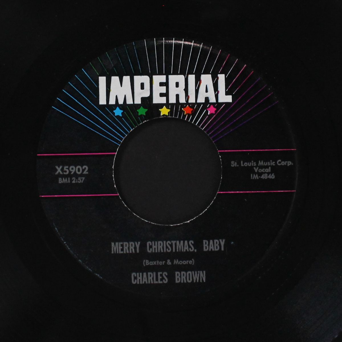 merry christmas baby / i lost everything by CHARLES BROWN