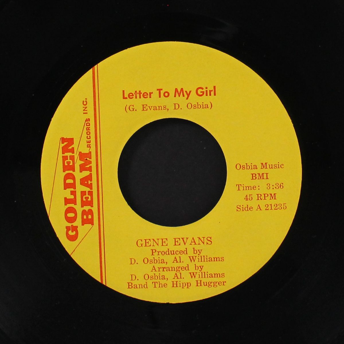 letter to my girl by GENE EVANS