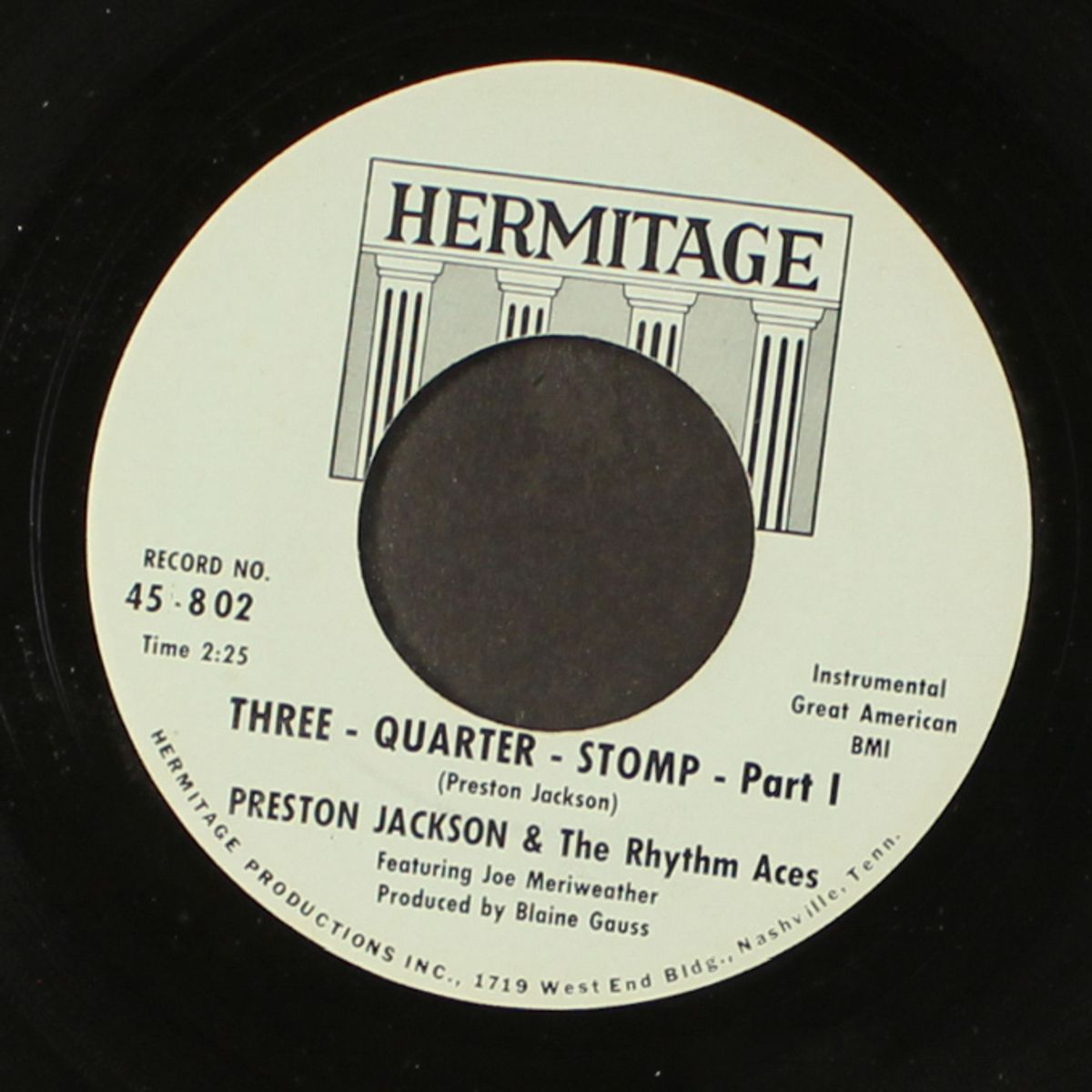 three-quarter-stomp by PRESTON JACKSON & RHYTHM ACES