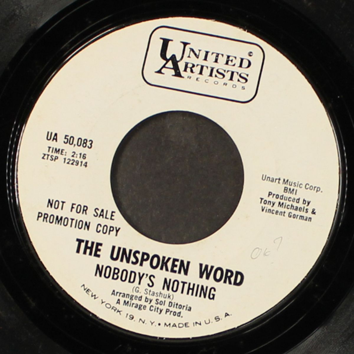 boy / nobody's nothing by UNSPOKEN WORD